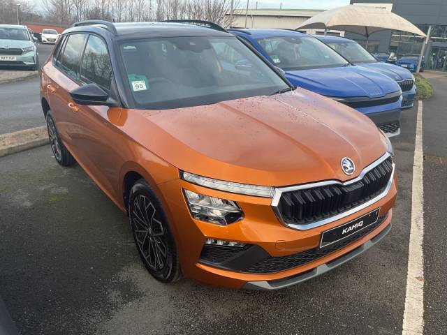 Skoda Kamiq 1.0 TSI Design Edition DSG Euro 6 (s/s) 5dr SUV Petrol Phoenix OrangeSkoda Kamiq 1.0 TSI Design Edition DSG Euro 6 (s/s) 5dr SUV Petrol Phoenix Orange at Derek Slack Motors Middlesbrough