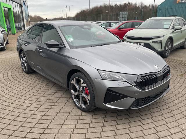 Skoda Octavia 2.0 TSI vRS DSG Euro 6 (s/s) 5dr Hatchback Petrol Graphite GreySkoda Octavia 2.0 TSI vRS DSG Euro 6 (s/s) 5dr Hatchback Petrol Graphite Grey at Derek Slack Motors Middlesbrough