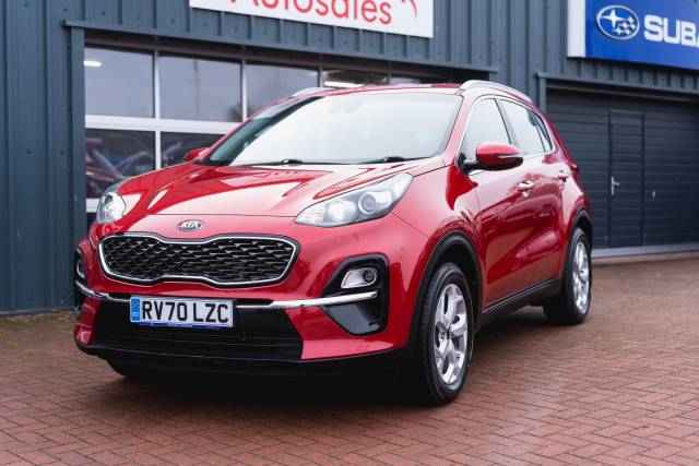 Kia Sportage 1.6 2 Crdi Isg Mhev Hybrid Electric RedKia Sportage 1.6 2 Crdi Isg Mhev Hybrid Electric Red at Derek Slack Motors Middlesbrough