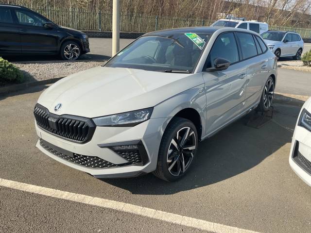 Skoda Scala 1.5 TSI Monte Carlo Edition DSG Euro 6 (s/s) 5dr Hatchback Petrol Meteor GreySkoda Scala 1.5 TSI Monte Carlo Edition DSG Euro 6 (s/s) 5dr Hatchback Petrol Meteor Grey at Derek Slack Motors Middlesbrough