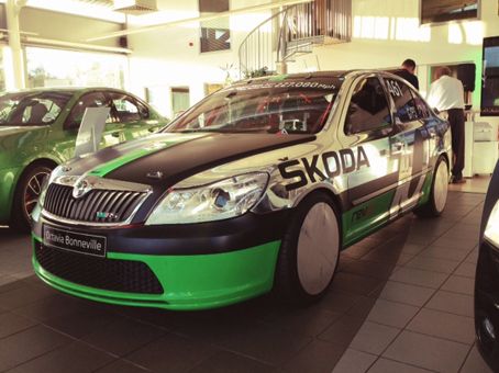 New Skoda vRS launch night at Derek Slack Motors