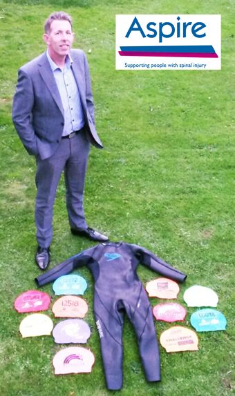 Retailer Principal swims Solent for charity