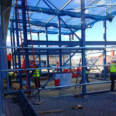 Builders March on with new development