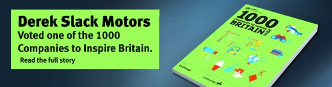 Derek Slack Motors 1000 Companies to Inspire Britain.