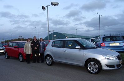 Sister twins purchase two new Fabias