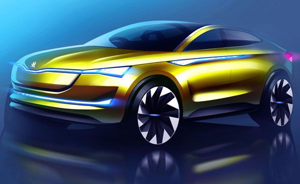European premiere for ŠKODA VISION E concept car at the IAA