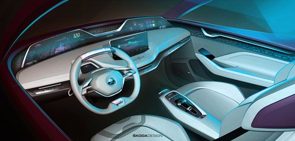European premiere for ŠKODA VISION E concept car at the IAA