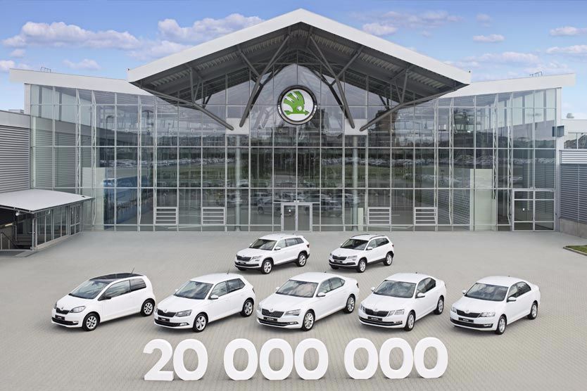 ŠKODA reaches 20-million milestone