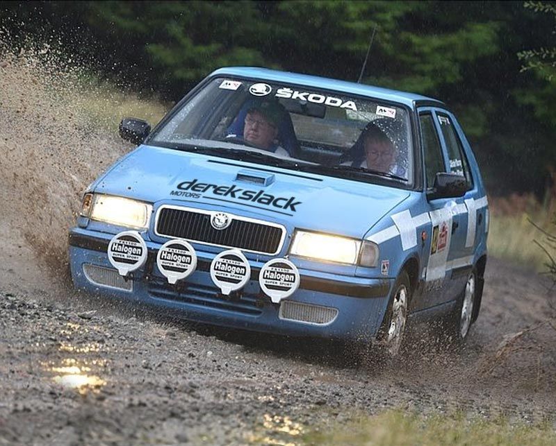 Derek Slack Motors Sponsor Historic Road Rally Car