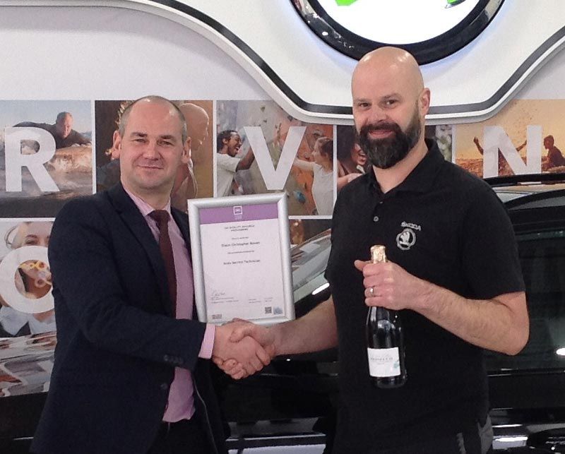 Sean Bowen, Passes ISUZU Service Technical Qualification