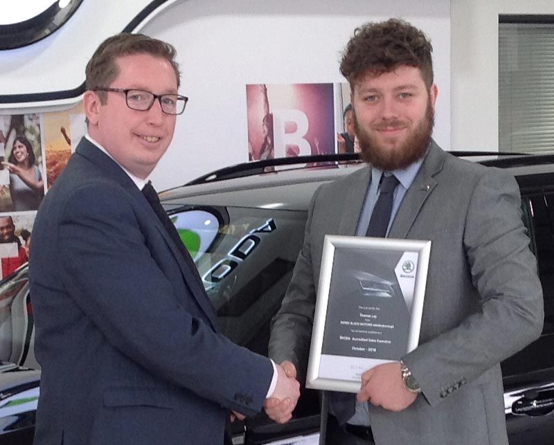 Tom Ley - Another Accreditation to the Derek Slack Motors Team